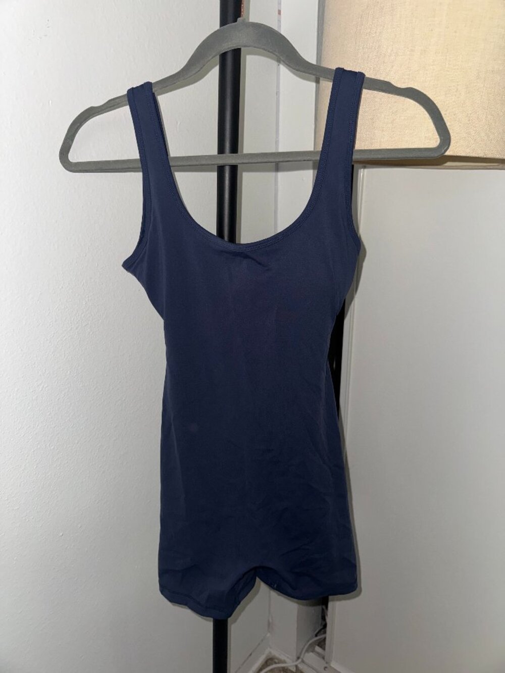 navy blue workout onesie